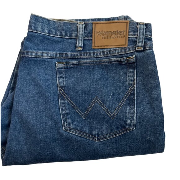 Wrangler Rugged Wear 35001AI Jeans Blue Men 42x32 Classic Fit 100% Cotton Denim